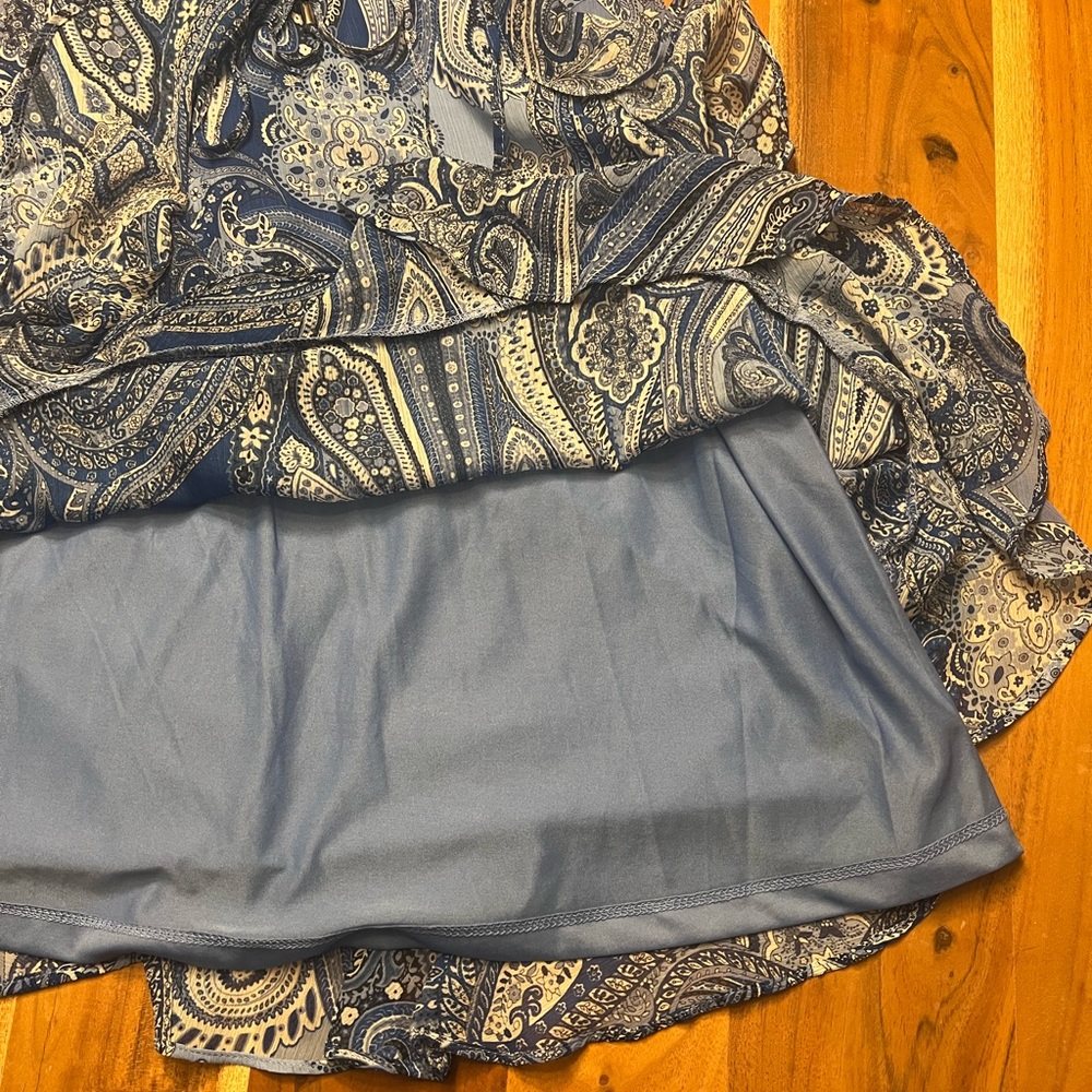 Tommy Hilfiger Paisley-Print Flutter-Sleeve Fit and Flare Dress - Picture 10 of 16